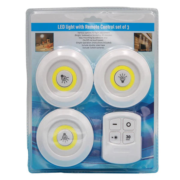 Lámpara LED para armarios (3 uds/ SET)