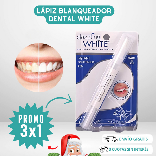 ¡PROMO 3x1! Lápiz Blanqueador Dental